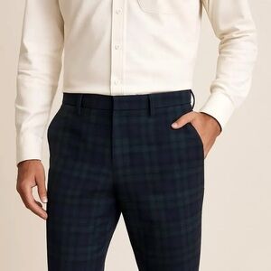 Club Monaco Plaid Trousers | Mens Size 30 Cropped Style | Davis Slim Fit